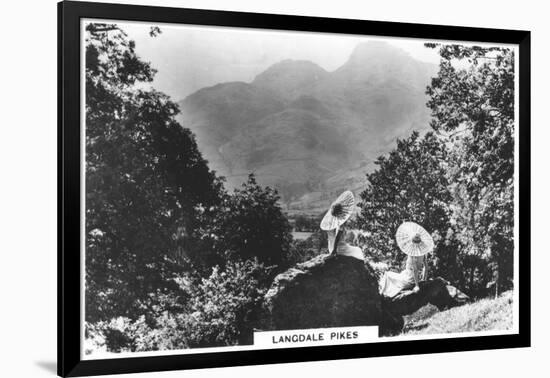 Langdale Pikes, Cumbria, 1936-null-Framed Giclee Print