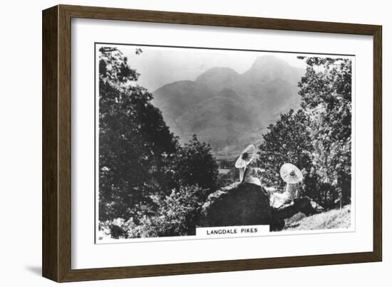 Langdale Pikes, Cumbria, 1936-null-Framed Giclee Print