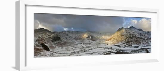 Langdale Pikes from Side Pike, Lake District, Cumbria, England-Gavin Hellier-Framed Photographic Print