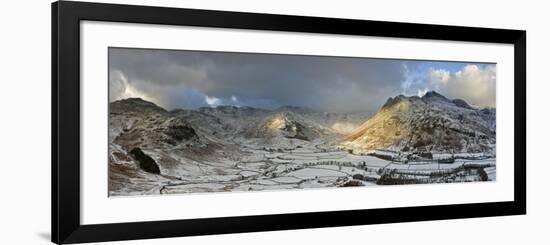 Langdale Pikes from Side Pike, Lake District, Cumbria, England-Gavin Hellier-Framed Photographic Print