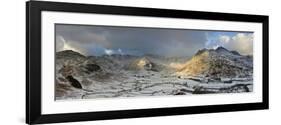 Langdale Pikes from Side Pike, Lake District, Cumbria, England-Gavin Hellier-Framed Photographic Print