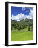 Langdale Pikes, Lake District National Park, Cumbria, England, United Kingdom, Europe-Jeremy Lightfoot-Framed Photographic Print