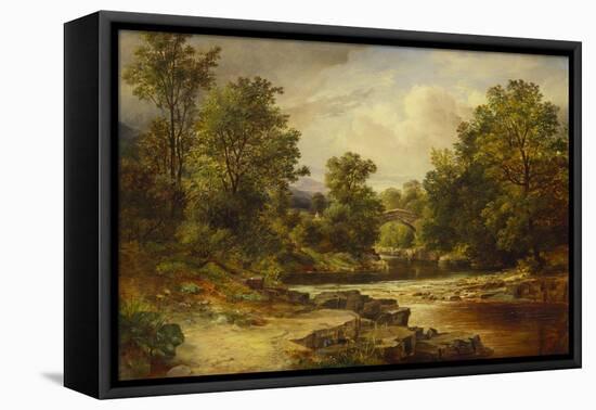 Langdale Pikes, Westmorland-George Vicat Cole-Framed Stretched Canvas