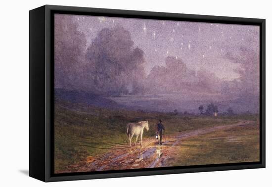 Langdale: the Lake District-Cuthbert Rigby-Framed Stretched Canvas