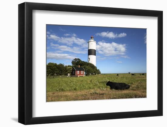 Lange Jan Lighthouse, Ottenby, Southern Oland, Oland, Baltic Coast, Southeast Sweden, Sweden-Stuart Black-Framed Premium Photographic Print