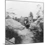 Langer Max, German Rail Mounted Siege Gun, Moere, Near Ostend, Belgium, World War I, C1918-Nightingale & Co-Mounted Giclee Print