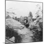 Langer Max, German Rail Mounted Siege Gun, Moere, Near Ostend, Belgium, World War I, C1918-Nightingale & Co-Mounted Giclee Print