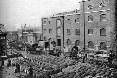 Barrels of Molasses, West India Docks, London, 1926-1927-Langfier-Giclee Print