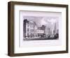 Langham Place, Marylebone, London, 1828-Samuel Owen-Framed Giclee Print