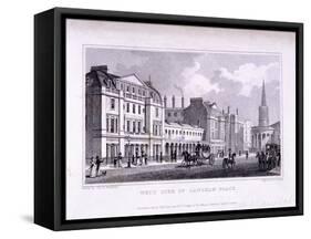 Langham Place, Marylebone, London, 1828-Samuel Owen-Framed Stretched Canvas