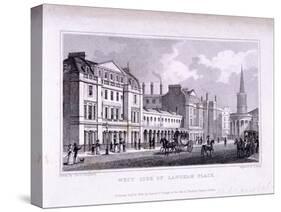 Langham Place, Marylebone, London, 1828-Samuel Owen-Stretched Canvas