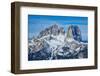 Langkofel mountain, Dolomites National Park,  South Tyrol, Italy-Michael Runkel-Framed Photographic Print