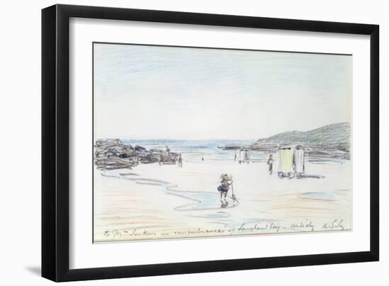Langland Bay, 1897-Alfred Sisley-Framed Giclee Print