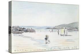 Langland Bay, 1897-Alfred Sisley-Stretched Canvas