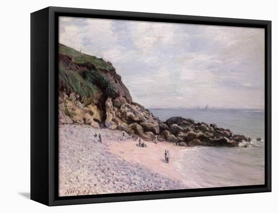 Langland Bay, 1897-Alfred Sisley-Framed Stretched Canvas