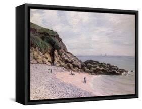 Langland Bay, 1897-Alfred Sisley-Framed Stretched Canvas