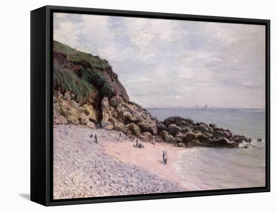 Langland Bay, 1897-Alfred Sisley-Framed Stretched Canvas