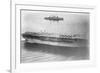 Langley Aircraft Carrier at Sea-null-Framed Premium Giclee Print