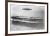 Langley Aircraft Carrier at Sea-null-Framed Premium Giclee Print