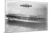 Langley Aircraft Carrier at Sea-null-Mounted Premium Giclee Print