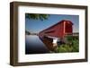 Langley Covered Bridge, Michigan-Steve Gadomski-Framed Photographic Print