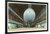 Langley Field, Virginia - Airship Hangar Interior View-Lantern Press-Framed Art Print