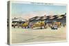 Langley Field, Virginia - View of Planes Getting Serviced-Lantern Press-Stretched Canvas