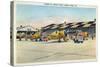 Langley Field, Virginia - View of Planes Getting Serviced-Lantern Press-Stretched Canvas