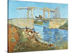 Langlois Bridge, 1888-Vincent van Gogh-Stretched Canvas