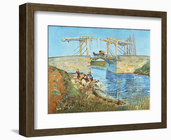 Langlois Bridge, 1888-Vincent van Gogh-Framed Giclee Print