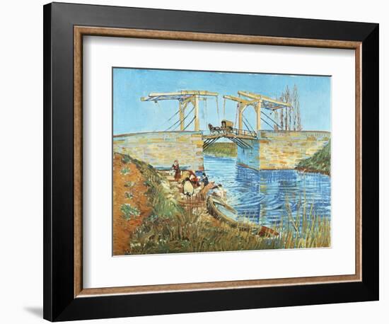 Langlois Bridge, 1888-Vincent van Gogh-Framed Giclee Print