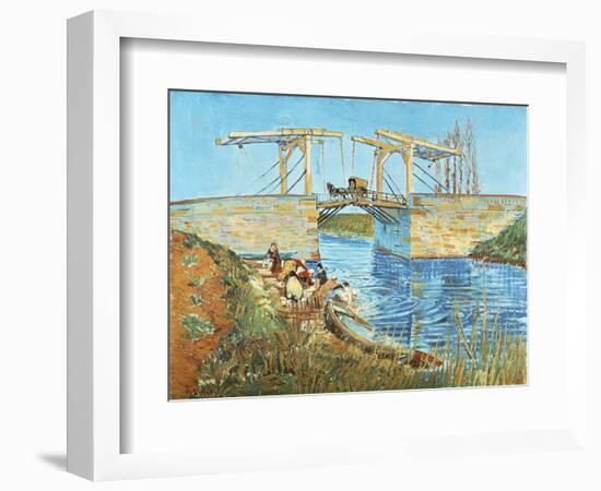 Langlois Bridge, 1888-Vincent van Gogh-Framed Giclee Print