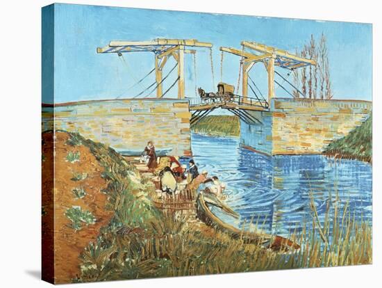 Langlois Bridge, 1888-Vincent van Gogh-Stretched Canvas