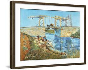 Langlois Bridge, 1888-Vincent van Gogh-Framed Giclee Print