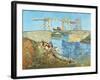 Langlois Bridge, 1888-Vincent van Gogh-Framed Giclee Print