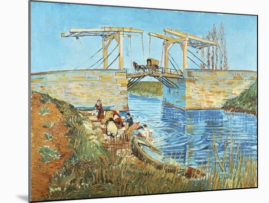 Langlois Bridge, 1888-Vincent van Gogh-Mounted Giclee Print