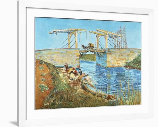 Langlois Bridge, 1888-Vincent van Gogh-Framed Giclee Print