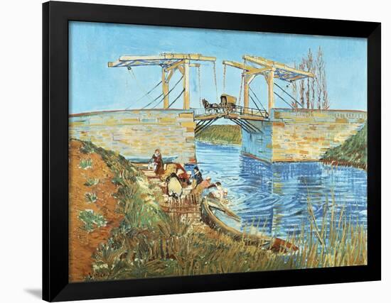 Langlois Bridge, 1888-Vincent van Gogh-Framed Giclee Print