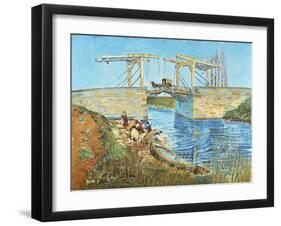 Langlois Bridge, 1888-Vincent van Gogh-Framed Giclee Print