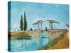 Langlois Bridge at Arles-Vincent van Gogh-Stretched Canvas