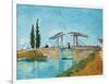 Langlois Bridge at Arles-Vincent van Gogh-Framed Giclee Print