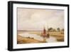 Langrick Ferry on the River Witham Near Boston, Lincolnshire-Peter De Wint-Framed Giclee Print