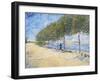 Langs De Seine (Along the Seine)-Vincent van Gogh-Framed Giclee Print