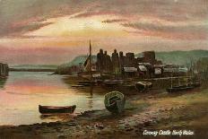 Conway Castle, Caernarvonshire, North Wales, Late 19th or Early 20th Century-Langsdorff and Co-Giclee Print
