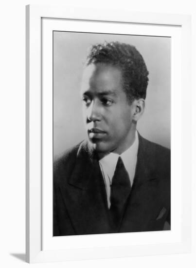 Langston Hughes, African American Poet, Novelist, Playwright, and Journalist, Ca. 1930-null-Framed Photo