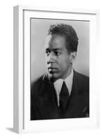 Langston Hughes, African American Poet, Novelist, Playwright, and Journalist, Ca. 1930-null-Framed Photo