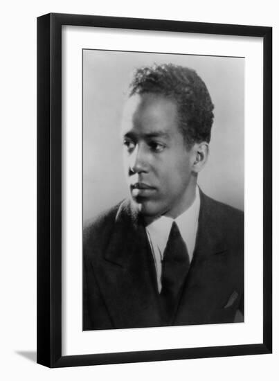Langston Hughes, African American Poet, Novelist, Playwright, and Journalist, Ca. 1930-null-Framed Premium Photographic Print
