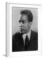 Langston Hughes, African American Poet, Novelist, Playwright, and Journalist, Ca. 1930-null-Framed Photo