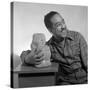 Langston Hughes, American Poet and Activist-Science Source-Stretched Canvas