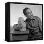 Langston Hughes, American Poet and Activist-Science Source-Framed Stretched Canvas